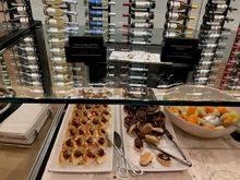 - Cheese cake with Fig Preserve & Pistachios
- Chocolate Iced Mini Eclairs 