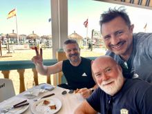 Great lunch with Jorge and Jack
