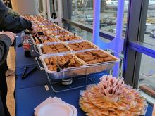 Basically spring rolls and sliders... I am not complaining.
