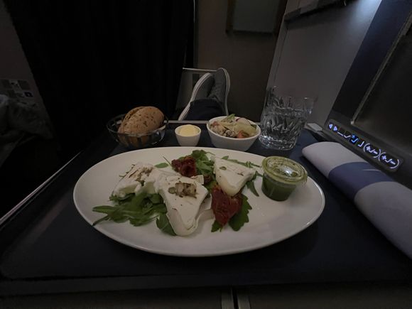 Goats Cheese starter. Was very enjoyable. 