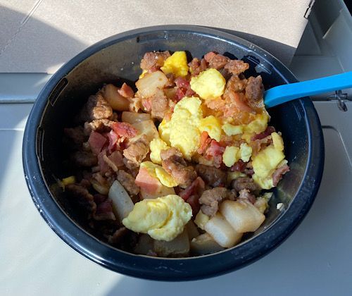 Breakfast bowl. 