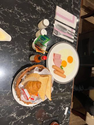 American breakfast 