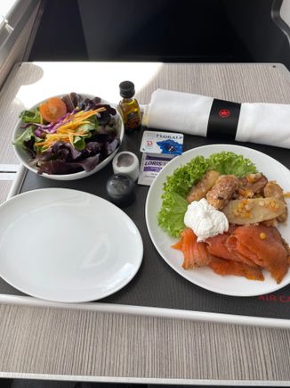 Appetizer (smoked salmon)