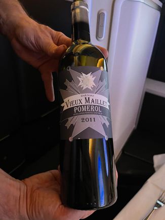 Red wine, which I enjoyed.... 