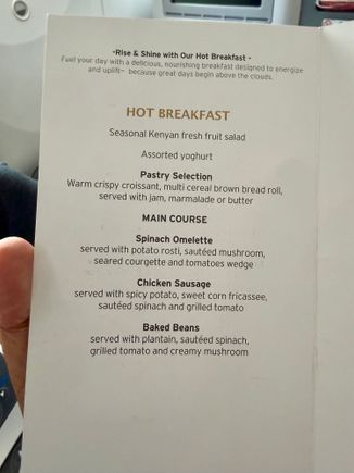 Breakfast Menu