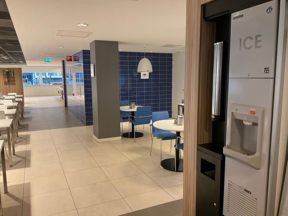 Location of the ice machine 