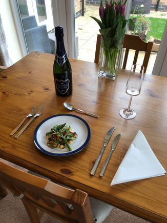 The able is set for a feast!