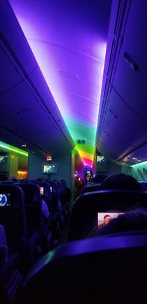 Colourful - if not a bit too intense - mood lighting