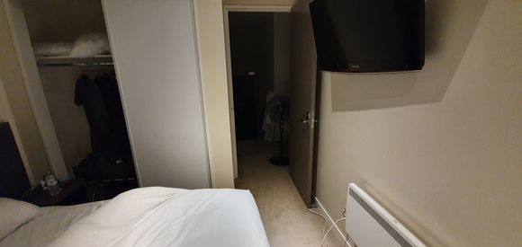 1BR residence tiny master bedroom
