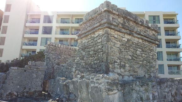 Yamil Lu'um, 13th Century Mayan Temple, across the street from the Canopy, and on the grounds of the Westin hotel.