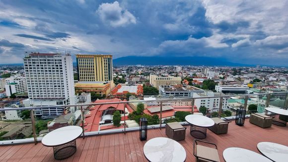 Views from the rooftop bar will be superb