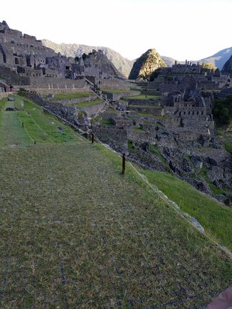 Soon, we got our first view of Machu Picchu