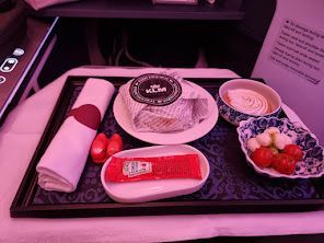 Pre-landing snack