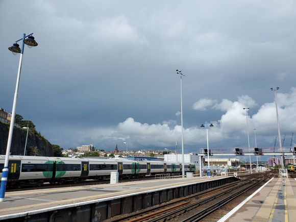 Lots of clouds still hovering around Brighton