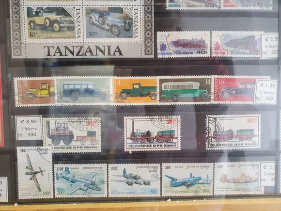 ... and more trains on stamps