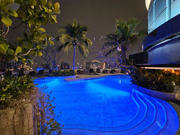 Pool by night