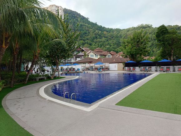 Pool. Salt water.