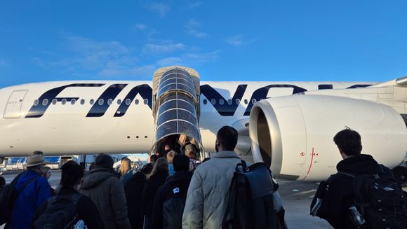 A350-941 for just 140 minute flight. 