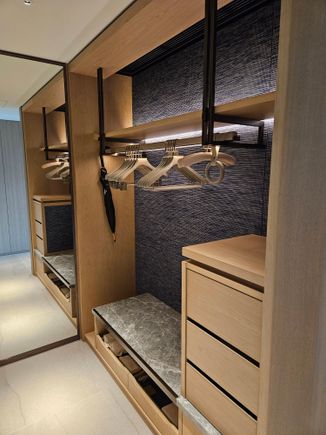 Closet (a bit dark and small)