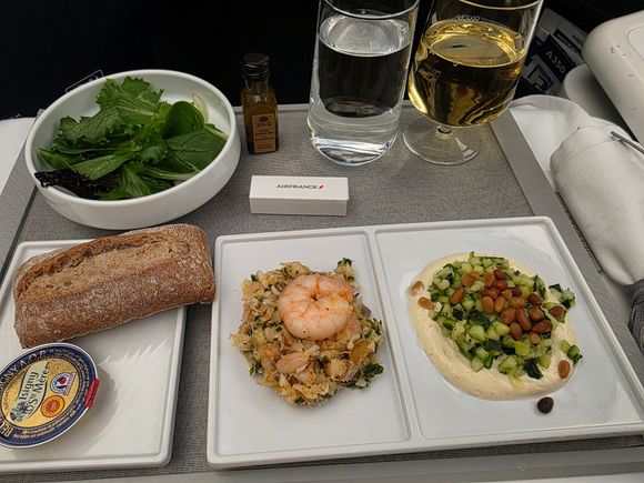 The starter sounded boring, but lots of flavor in both dishes.