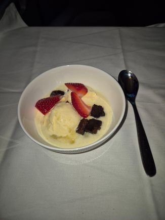 The dessert were on
