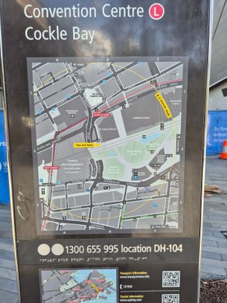 Map around,darling harbour