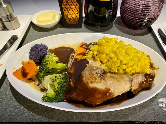 Had the chicken this time to try something different and it was all right, not a favorite of mine, I defiantly prefer the seafood trio to this.