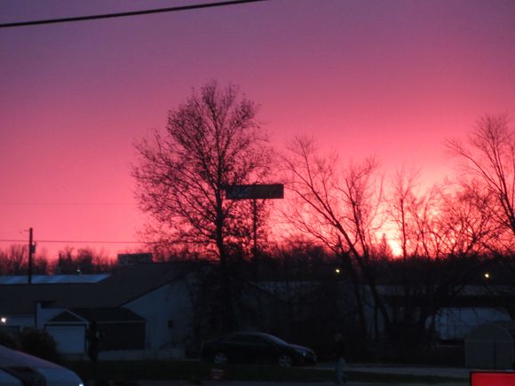 Mount Vernon, Illinois sunset 1st December 2020