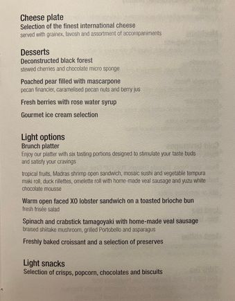Menu- QR 95 DOH-ZRH