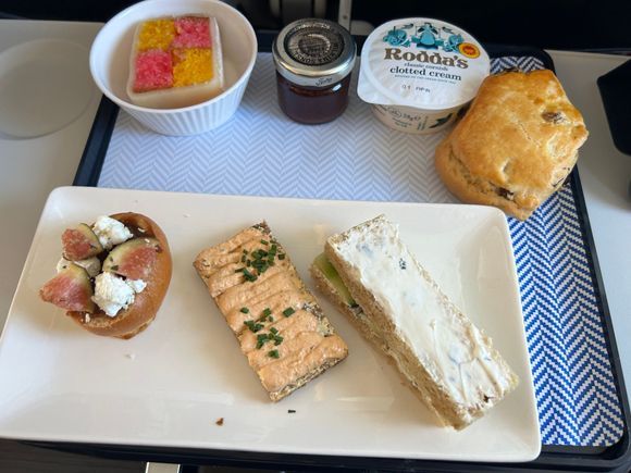 Vegetarian afternoon tea. The gif brioche was outstanding.