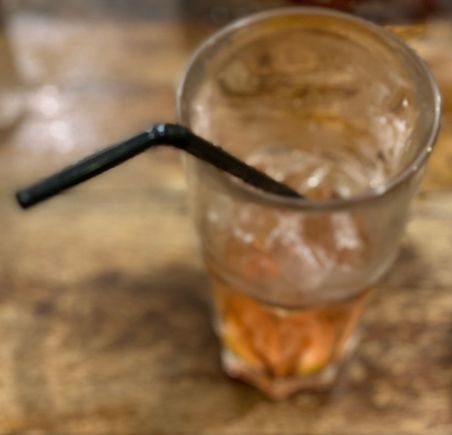 Blackcurrant .. with a dash of lemon juice and soda water