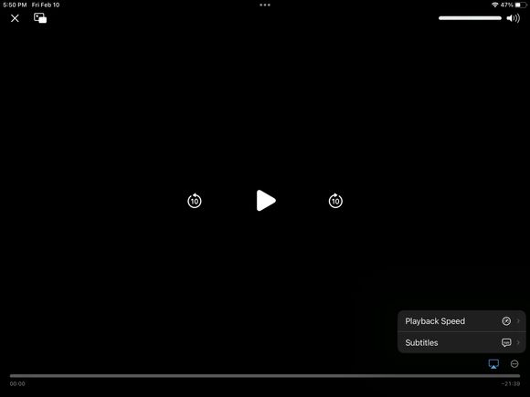 Subtitle option 