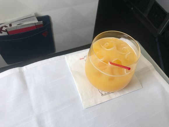 “Sorry no champagne or sparkling wine...” Had vodka OJ instead of mimosa.