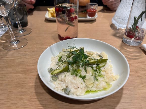 I liked taste of risotto but it wasn’t hot enough