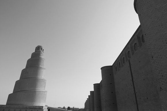 the minaret and original grand mosque of Samara