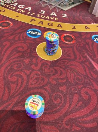 500,000 max bet had some wide eyes from locals 😂 