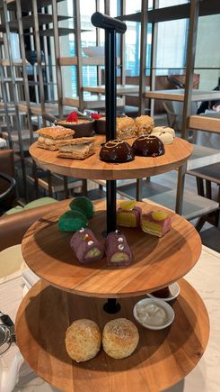 Mocha themed afternoon tea day 1