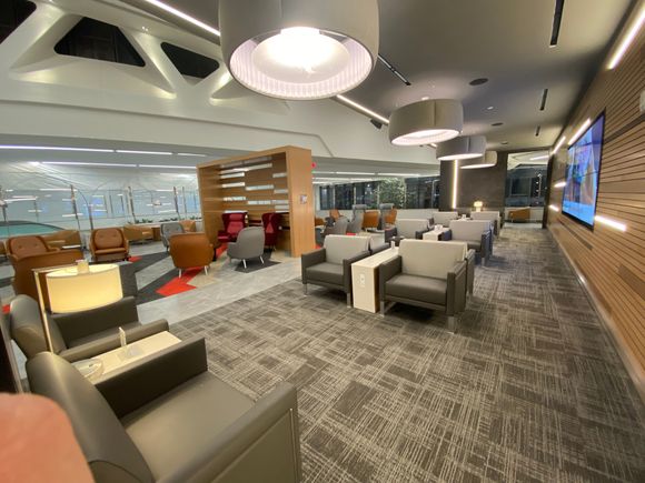 Seating area near the entrance 