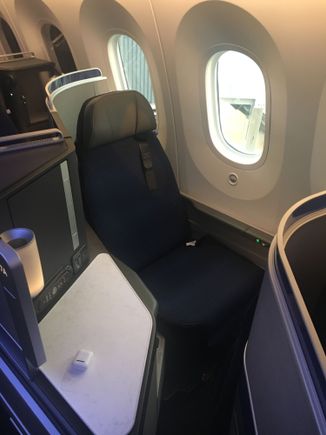 Row 7, Seat A on the 78J