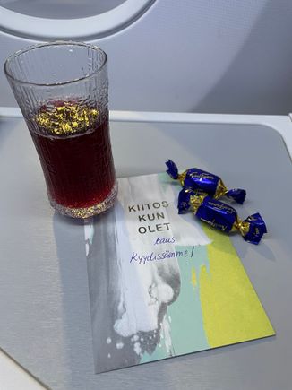 AY HEL-DXB J greeting card