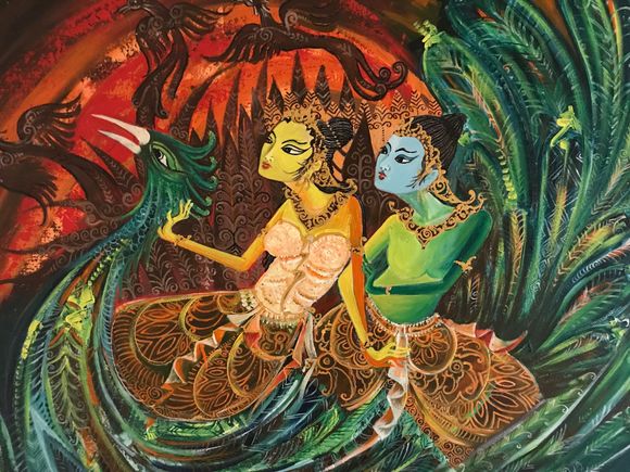 From the Hindu Ramayana epic : Rama & Shinta