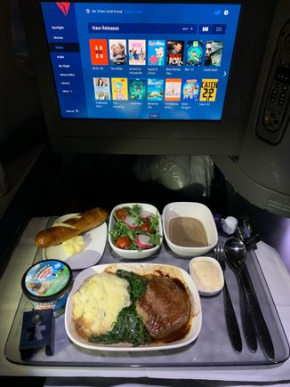 Beef tenderloin option with mushroom soup