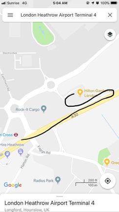 This route incl. one pedestrian crosswalk. 