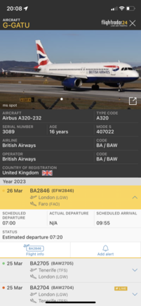 Looks like the new season starting tomorrow is when BA Euroflyer really stands up as a seperate business. No more BAW "Speedbird" on the radio, it's EFW "Griffin" apparently.