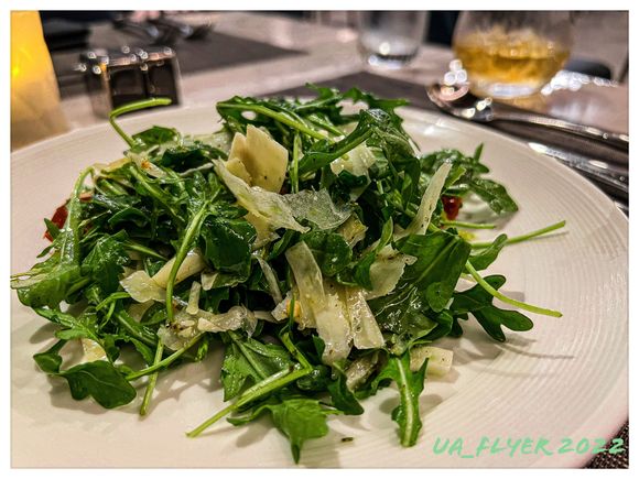 Arugula fennel salad