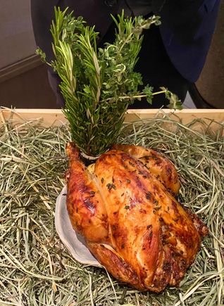 The chicken - dressed 