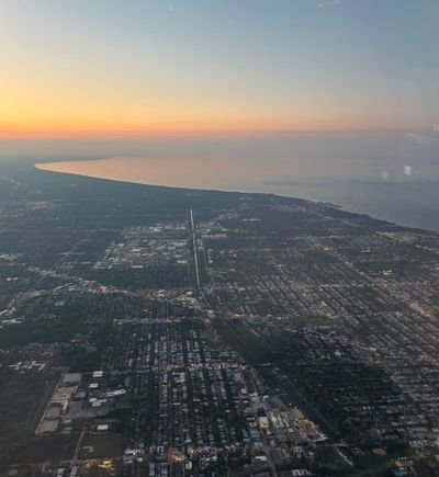 Heading east