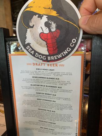 the art and advertising were far better than either the ale ale or the IPA
