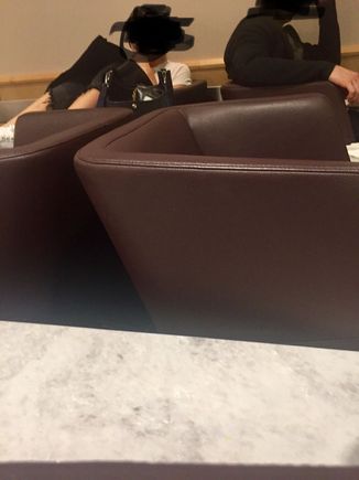 Rdu skyclub. Two seats and table for this young “lady”