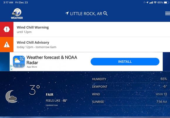 This is beginning to feel like when I was a kid in Alaska without the pretty layer of snow (more glaze of ice than anything).